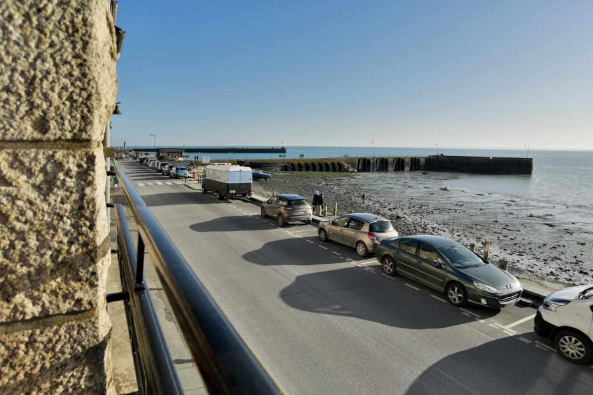 L Ostra 1, Appartement Haut Standing Front De Mer A Cancale Sur Le Port De La Houle Eksteriør bilde