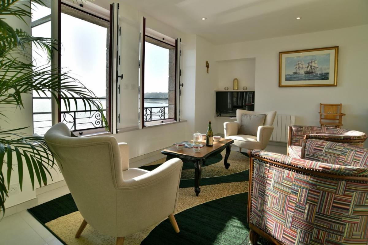 L Ostra 1, Appartement Haut Standing Front De Mer A Cancale Sur Le Port De La Houle Eksteriør bilde