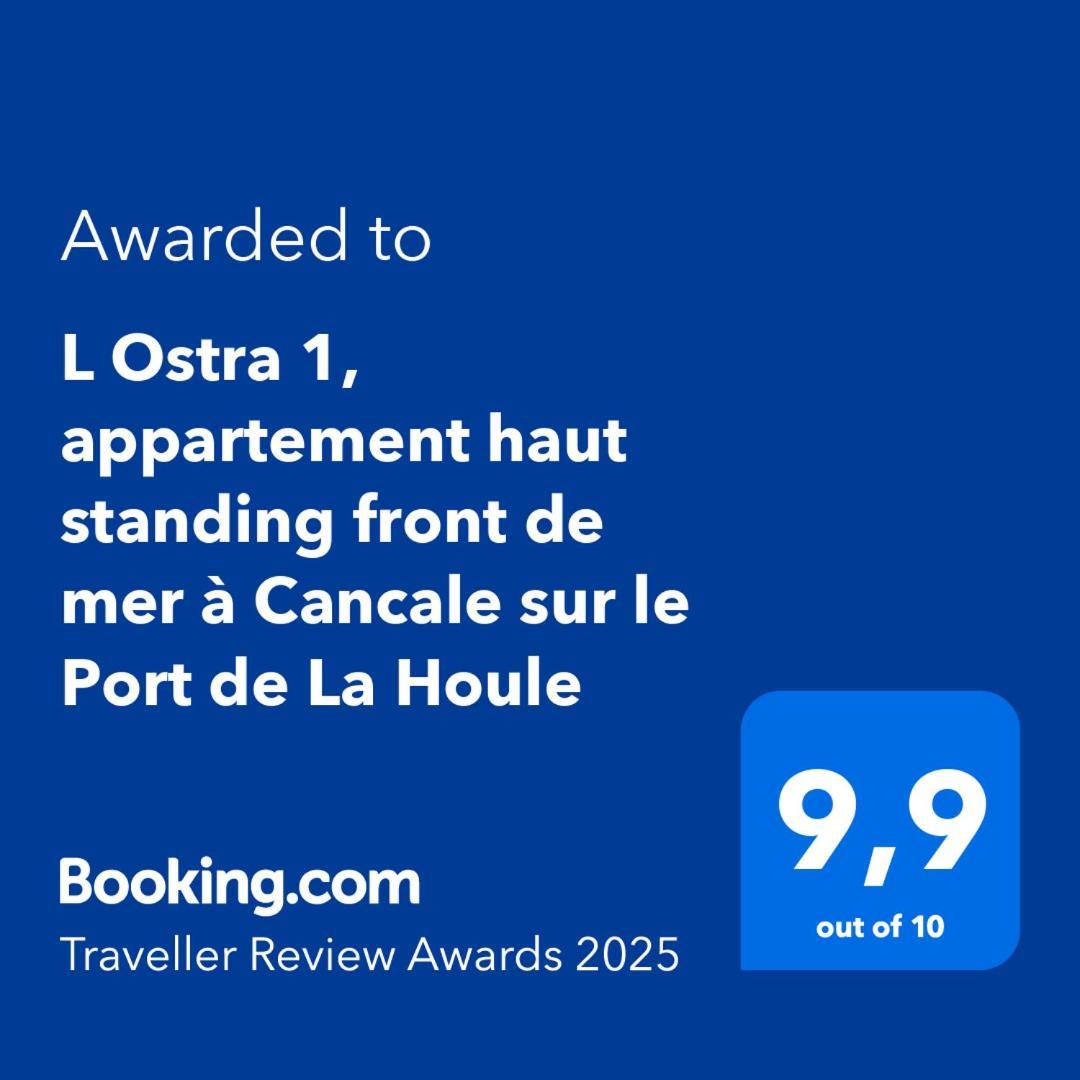 L Ostra 1, Appartement Haut Standing Front De Mer A Cancale Sur Le Port De La Houle Eksteriør bilde